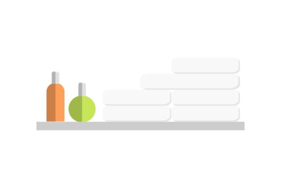 Bathroom Shelf Illustrations Vector: Graphics Review