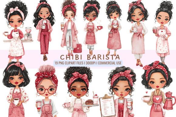 Chibi Barista Clipart: Graphics & Illustrations Review