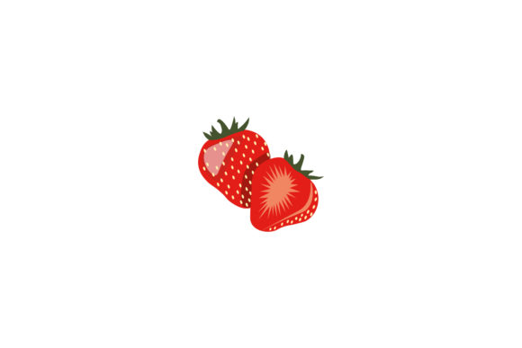 Fruit Strawberry Detail Illustrations: Graphics Review