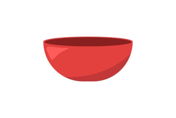 Kitchen Red Bowl Graphics and Illustrations Review