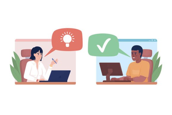Online Meeting Illustrations: Graphics for Modern Branding
