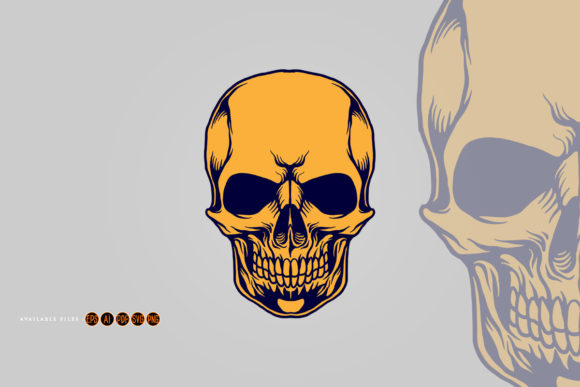 Skull Head Simple Illustrations: An Embroidery Review