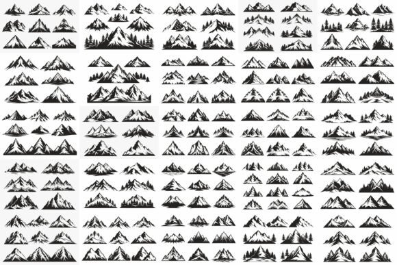 Vintage Monochrome Mountain Bundle: A Designer's Review