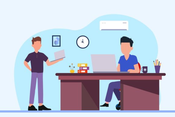 Work Place Character Illustrations: A Versatile Graphics Tool